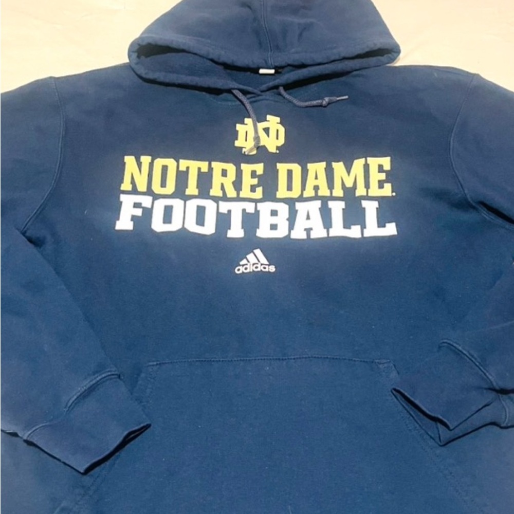 Adidas Mens Notre Dame Football Hoodie